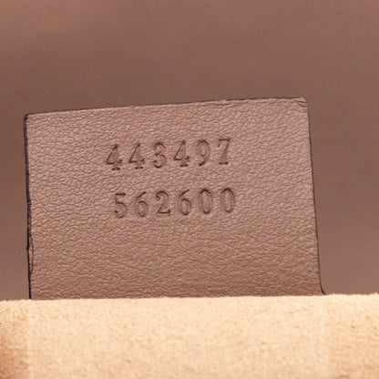 Gucci Porcelain Rose Calfskin Matelasse Small GG Marmont Shoulder Bag