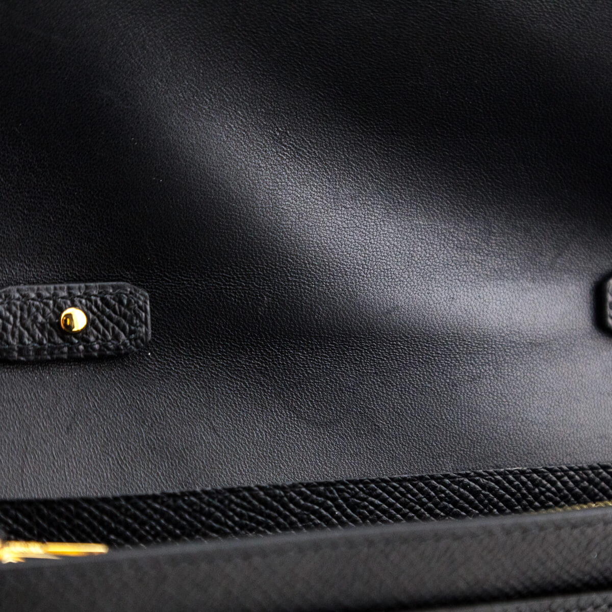 Hermes Black Epsom Constance Long To Go Wallet