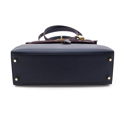 Hermes Bleu Indigo Epsom Kelly Sellier II 32