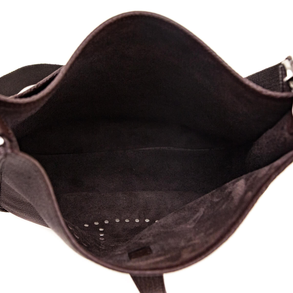 Hermes Cocoa Taurillon Clemence Evelyne III GM