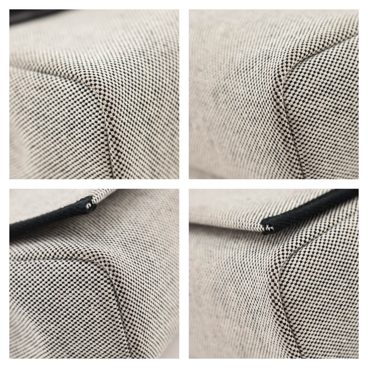 Hermes Ecru Black Military Toile Vache Hunter Herbag Zip Retourne 20