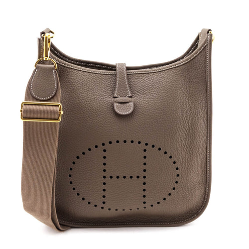 Hermes Etoupe Taurillon Clemence Evelyne III 29