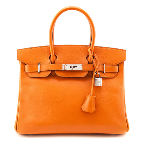 Orange Epsom Birkin 30 — Kovancy