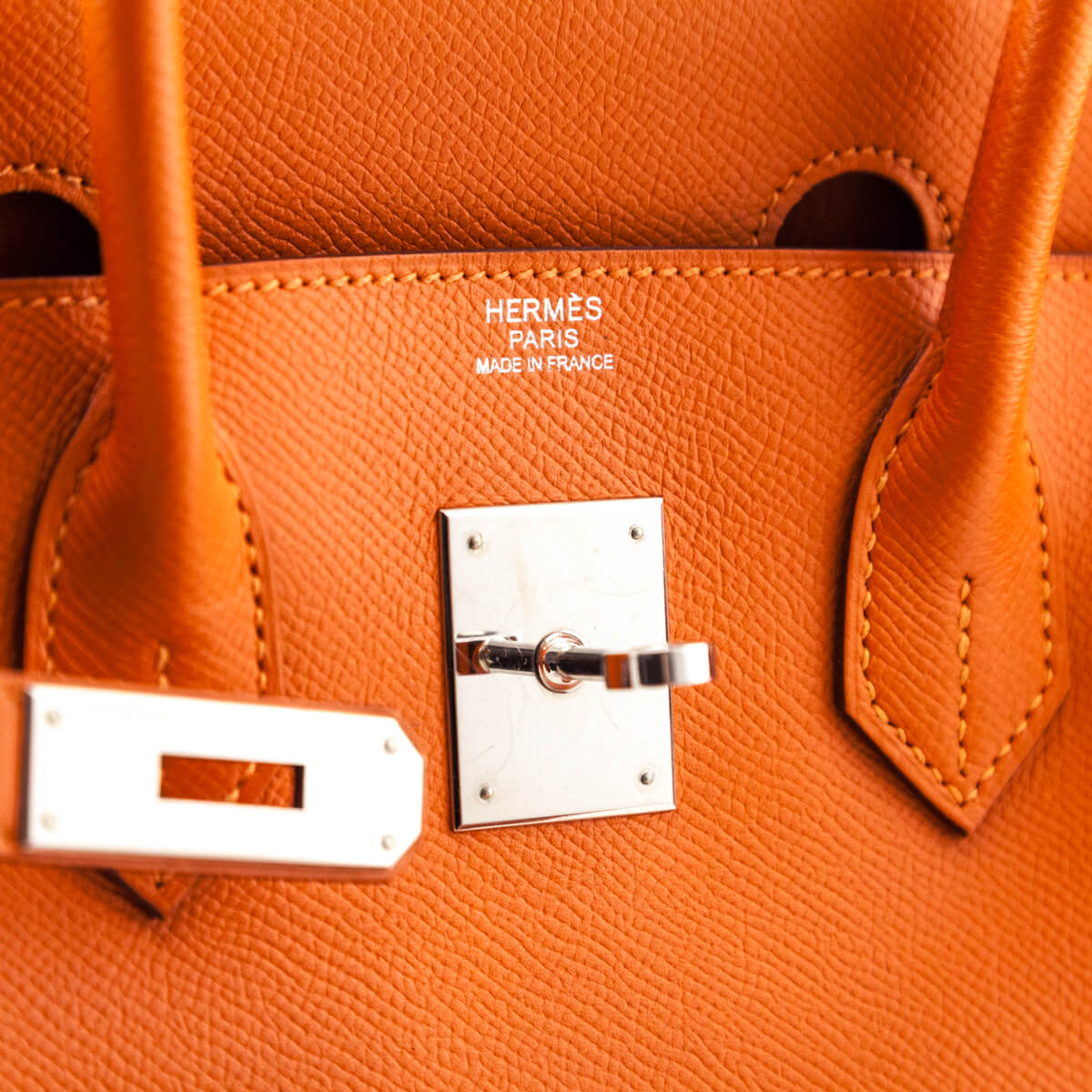Orange Epsom Birkin 30 — Kovancy