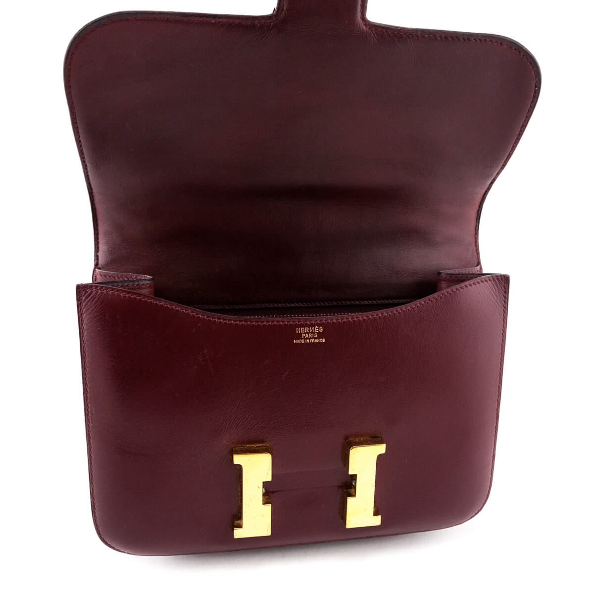 Rouge H Box Calf Vintage Constance 23 — Kovancy