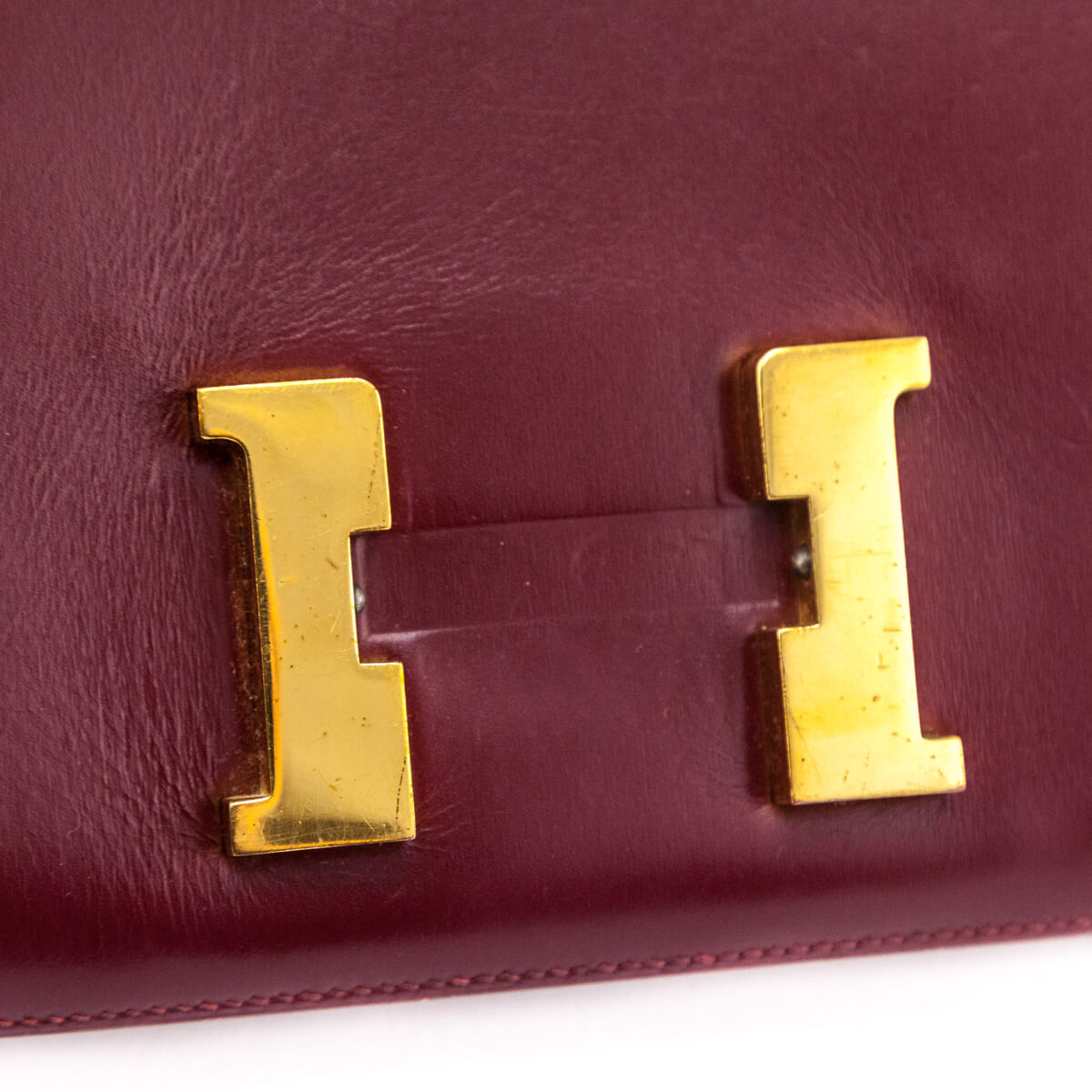 Rouge H Box Calf Vintage Constance 23 — Kovancy