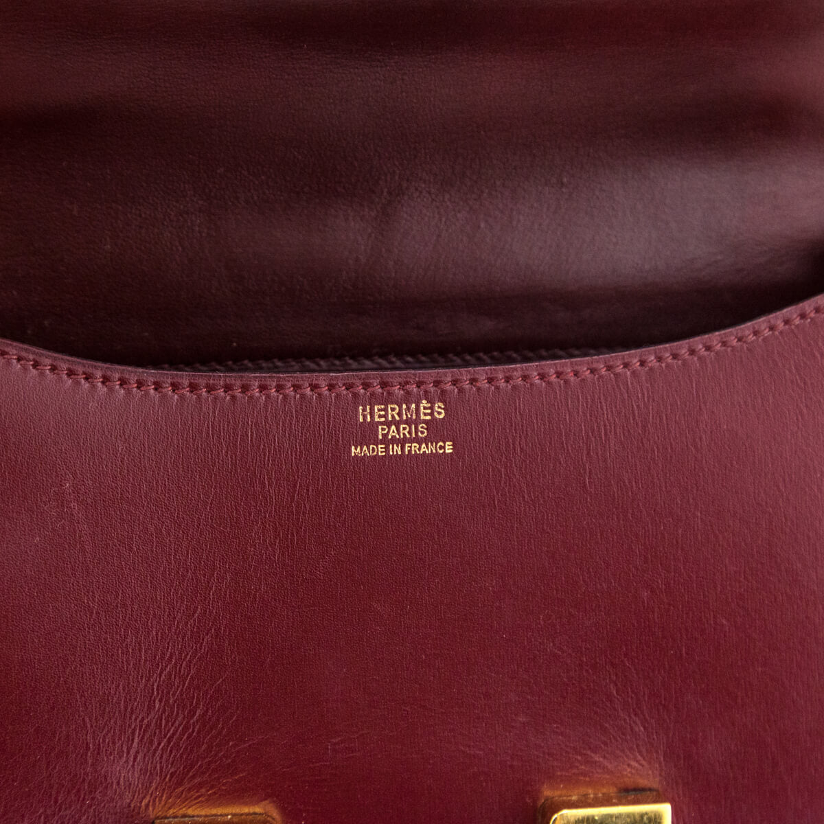 Rouge H Box Calf Vintage Constance 23 — Kovancy