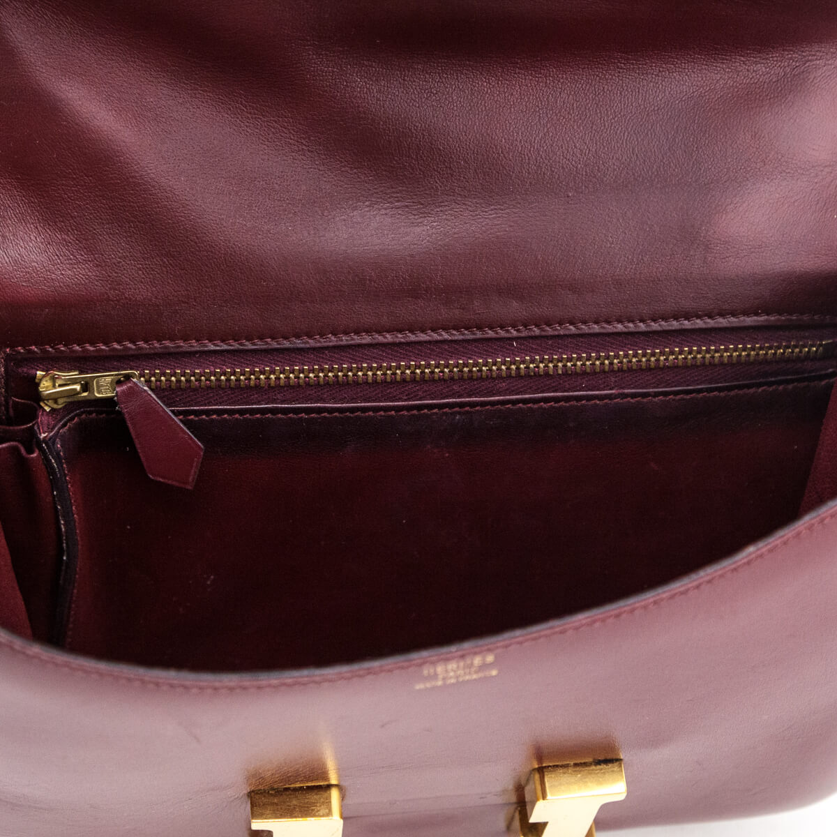 Rouge H Box Calf Vintage Constance 23 — Kovancy
