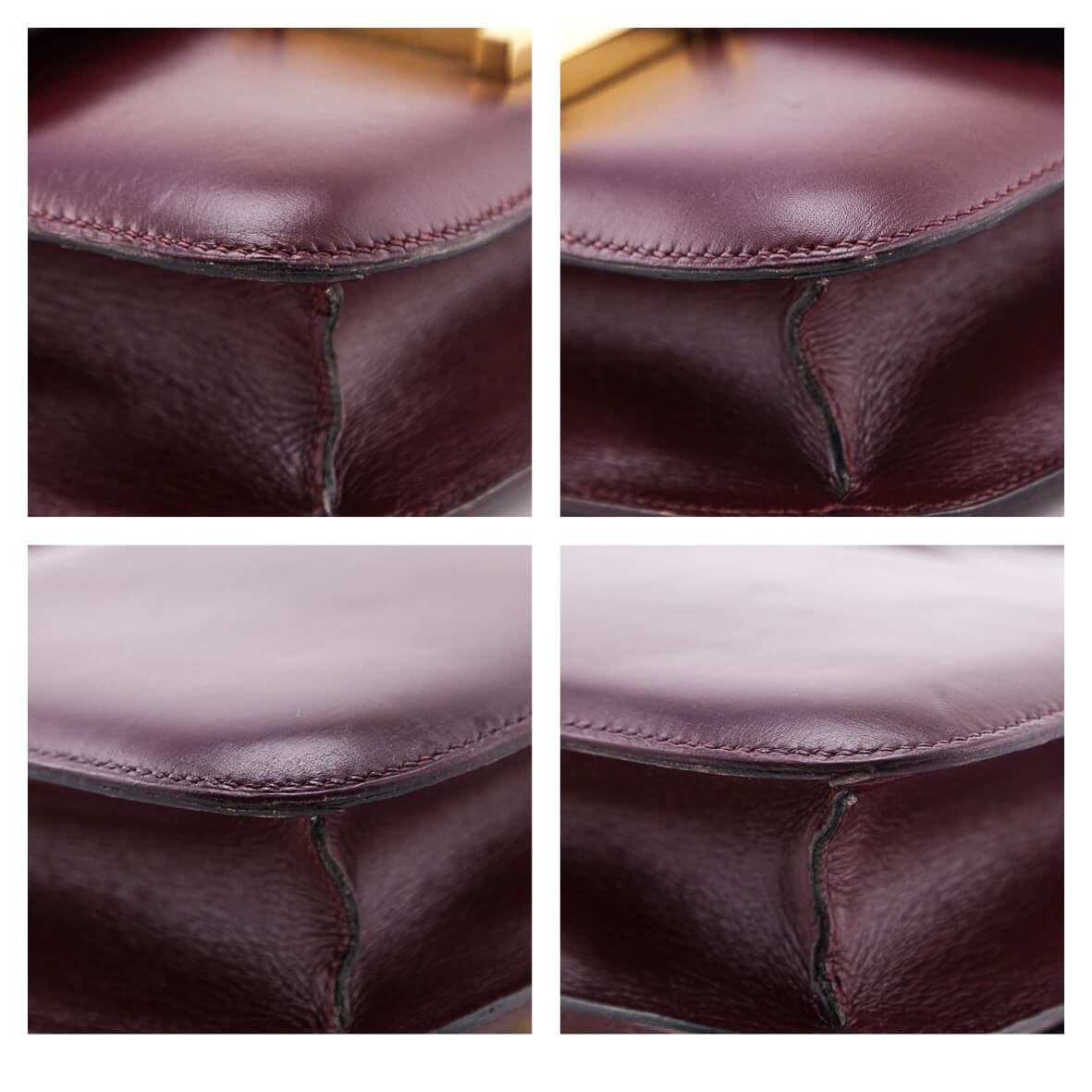 Rouge H Box Calf Vintage Constance 23 — Kovancy