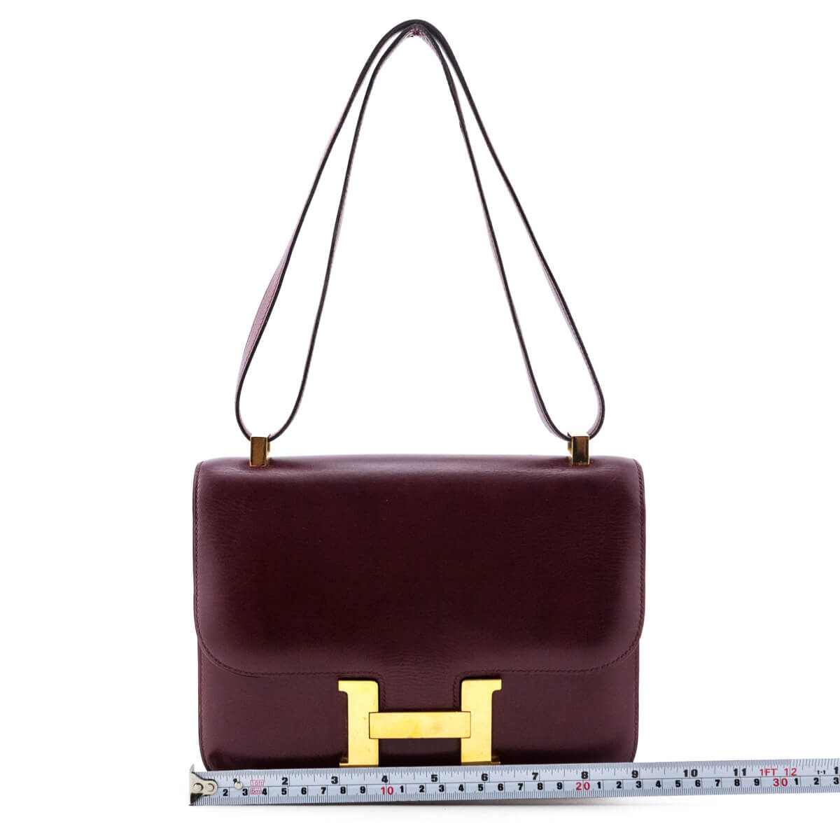 Rouge H Box Calf Vintage Constance 23 — Kovancy