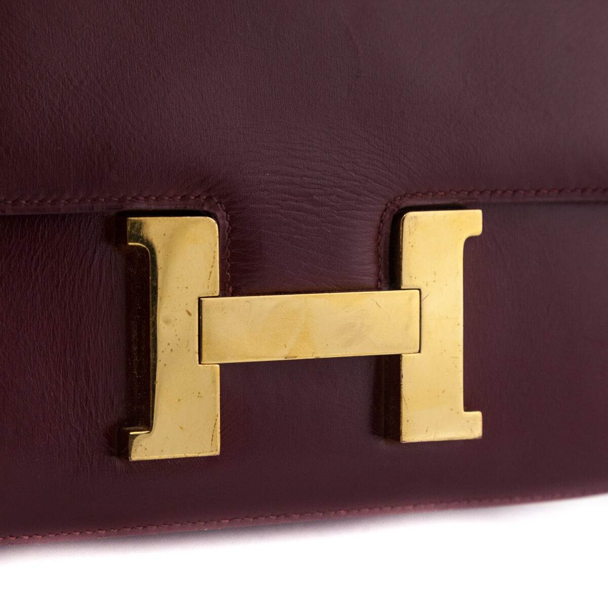 Rouge H Box Calf Vintage Constance 23 — Kovancy