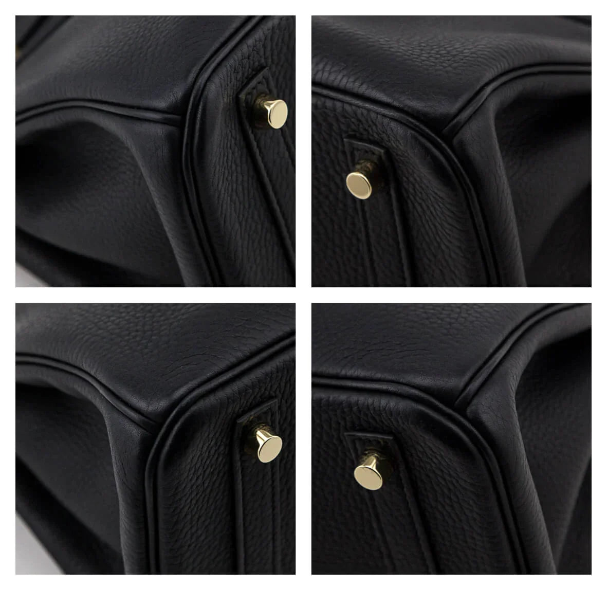 Hermes Black Clemence Birkin 30
