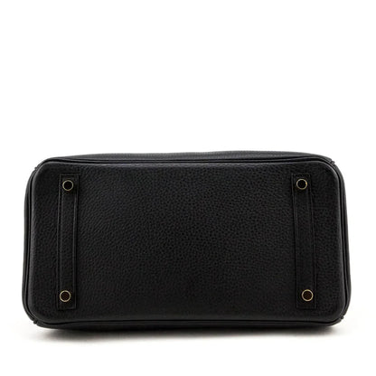 Hermes Black Clemence Birkin 30