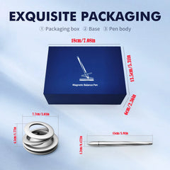 Kovancy Gravitas Levitating Pen — Kinetic Silver Edition - Kovancy