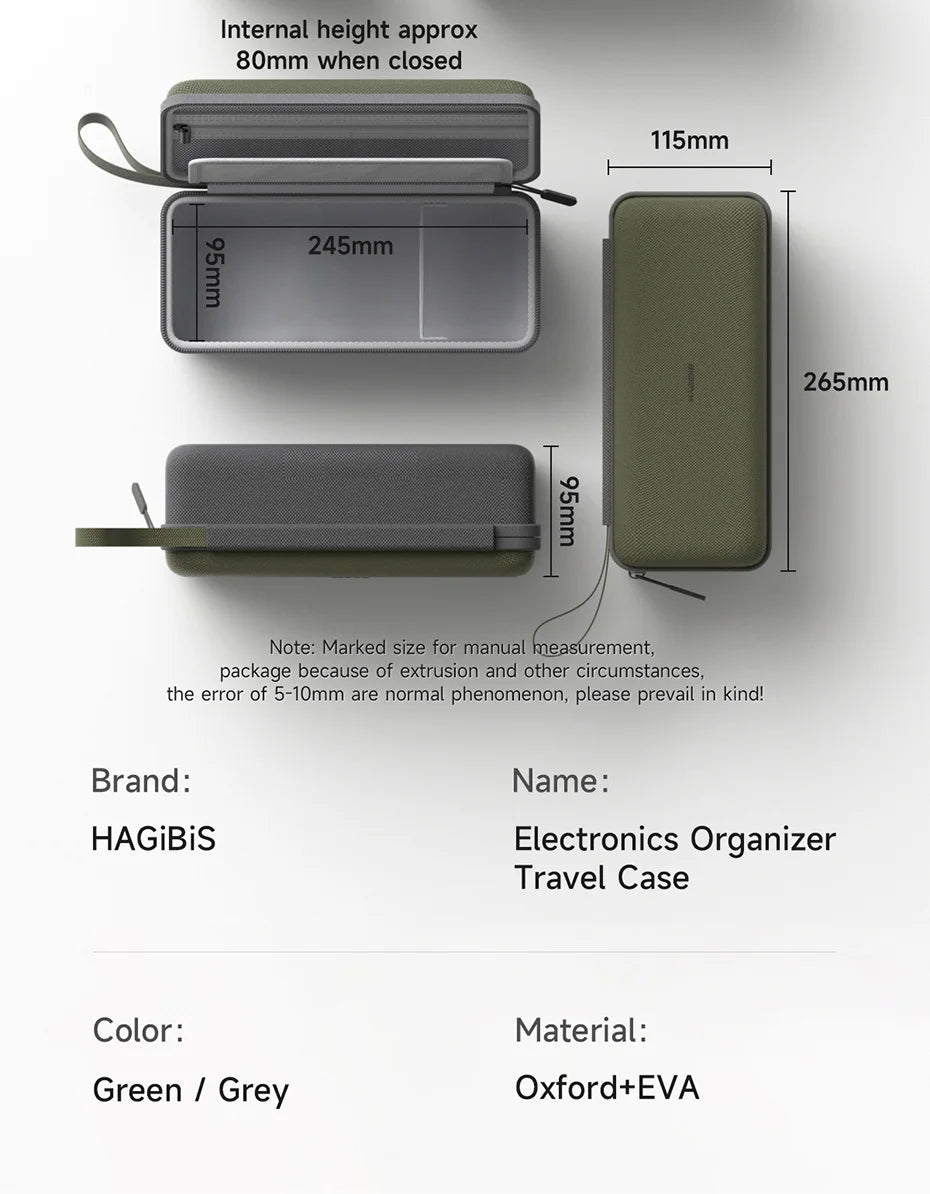 Kovancy Nomad Tech Vault — Carbon-Shield Travel Organizer & Cable Management Case - Kovancy