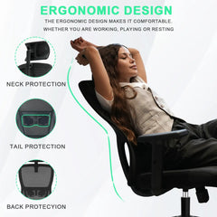 Kovancy Durrafy Architect — Full-Mesh Ergonomic Office Chair with 3D Headrest - Kovancy