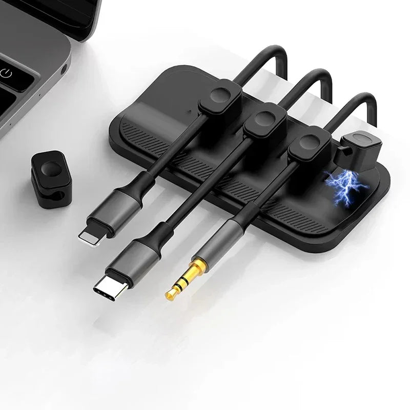 Kovancy Nomad Magnetic Cable Anchor — Car & Desktop Multi-Purpose Holder - Kovancy