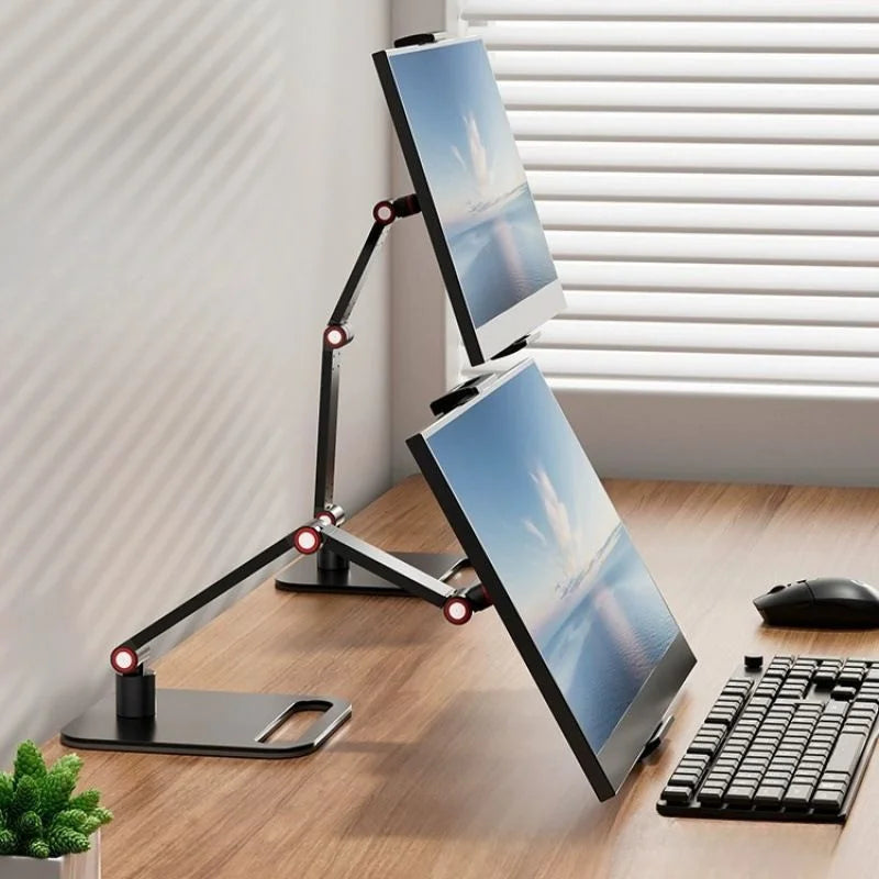 Kovancy Vertex Universal Monitor Mount — 17" Expandable Vertical Display Base - Kovancy