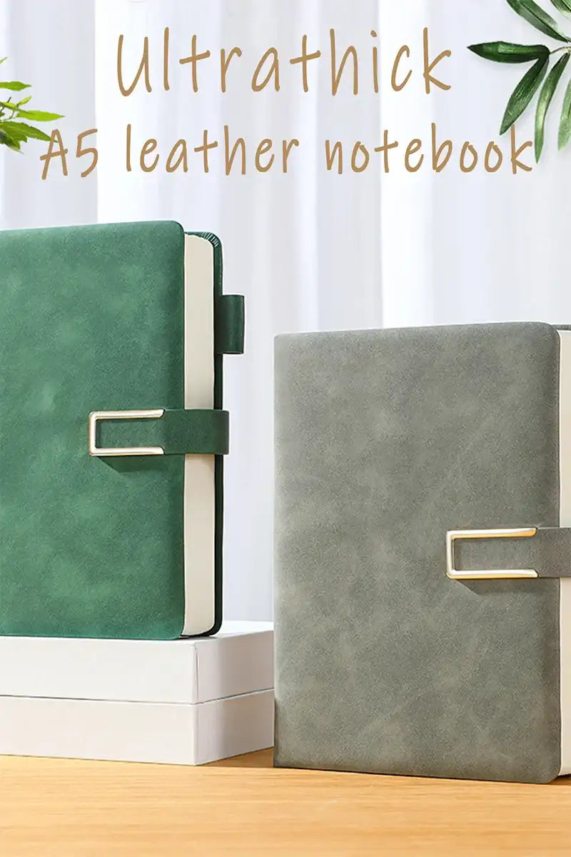 Kovancy Artisan A5 Leather Notebook — Refillable Soft Cover Journal - Kovancy