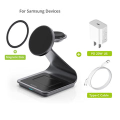 Kovancy Nexus 3-in-1 Magnetic Station — 25W Fast Charging Samsung Edition - Kovancy