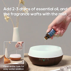 Kovancy Essence Atmos — Wood Grain Aromatherapy Diffuser & Ultrasonic Humidifier - Kovancy