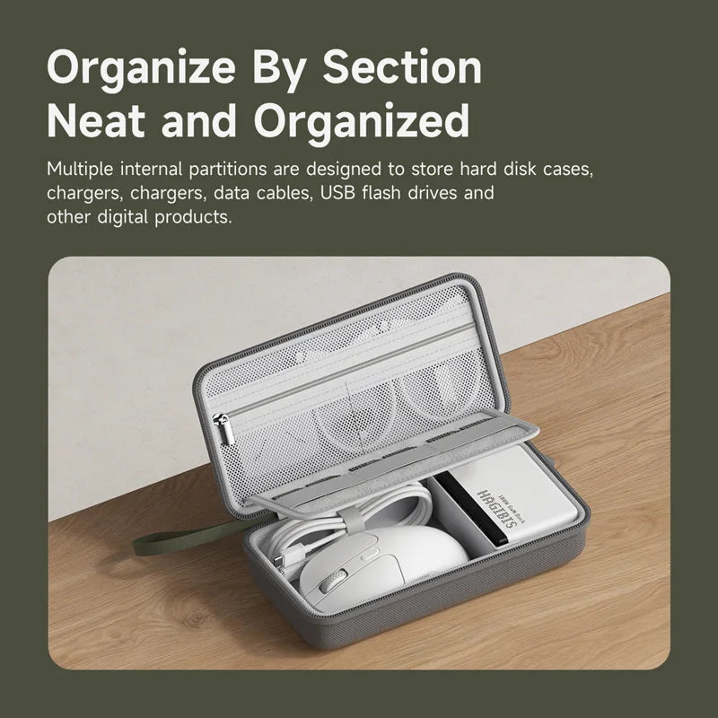 Kovancy Nomad Tech Vault — Carbon-Shield Travel Organizer & Cable Management Case - Kovancy