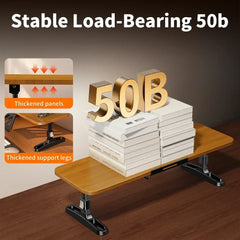 Kovancy Artisan Monitor Riser — Solid Walnut & Industrial Steel Edition - Kovancy