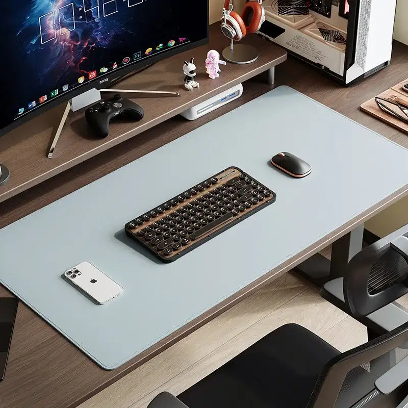 Kovancy Sovereign Leather Mat — Professional Desk Blotter & Stitched - Kovancy