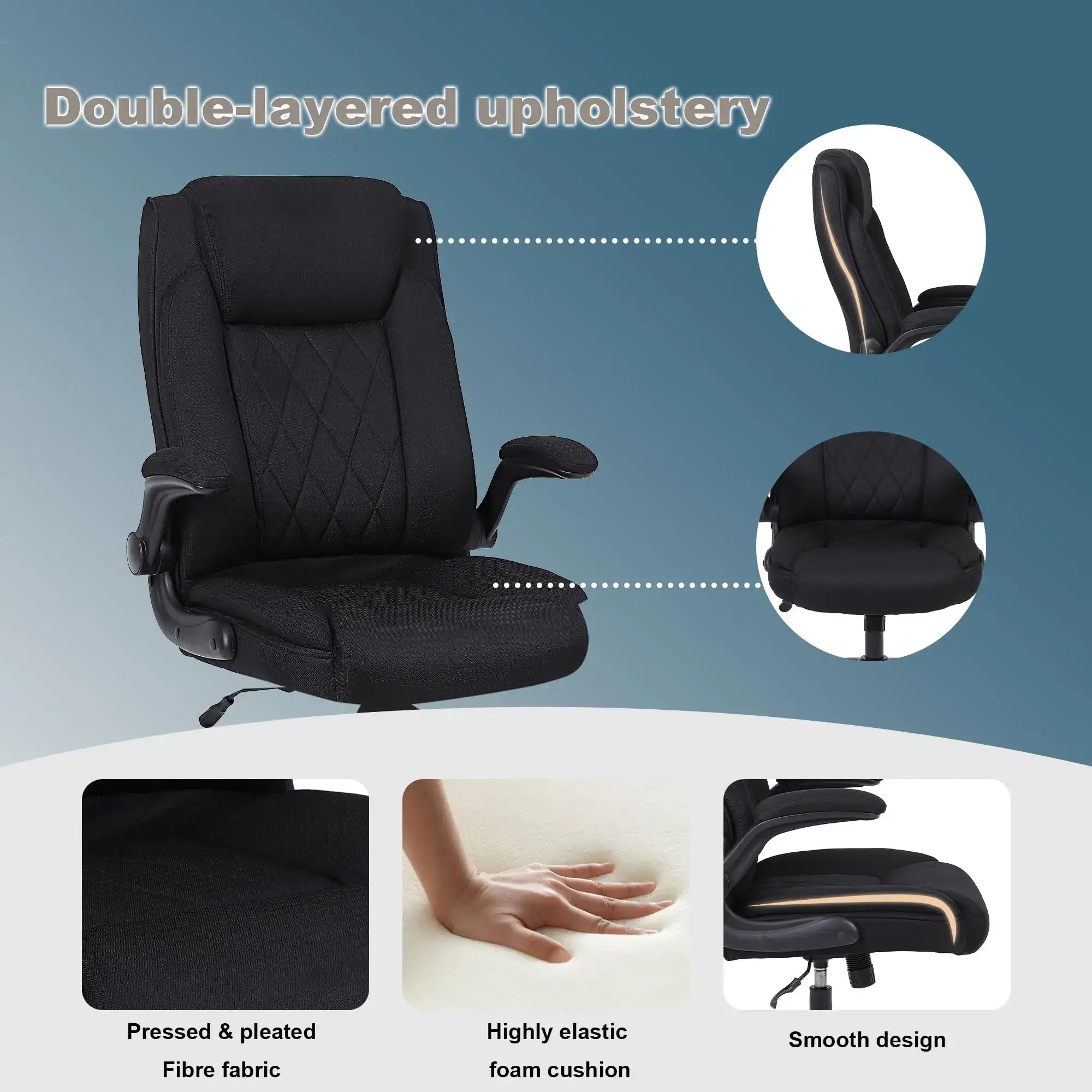 Kovancy Titan Throne — Executive Ergonomic Command Chair with High-Back Alignment - Kovancy