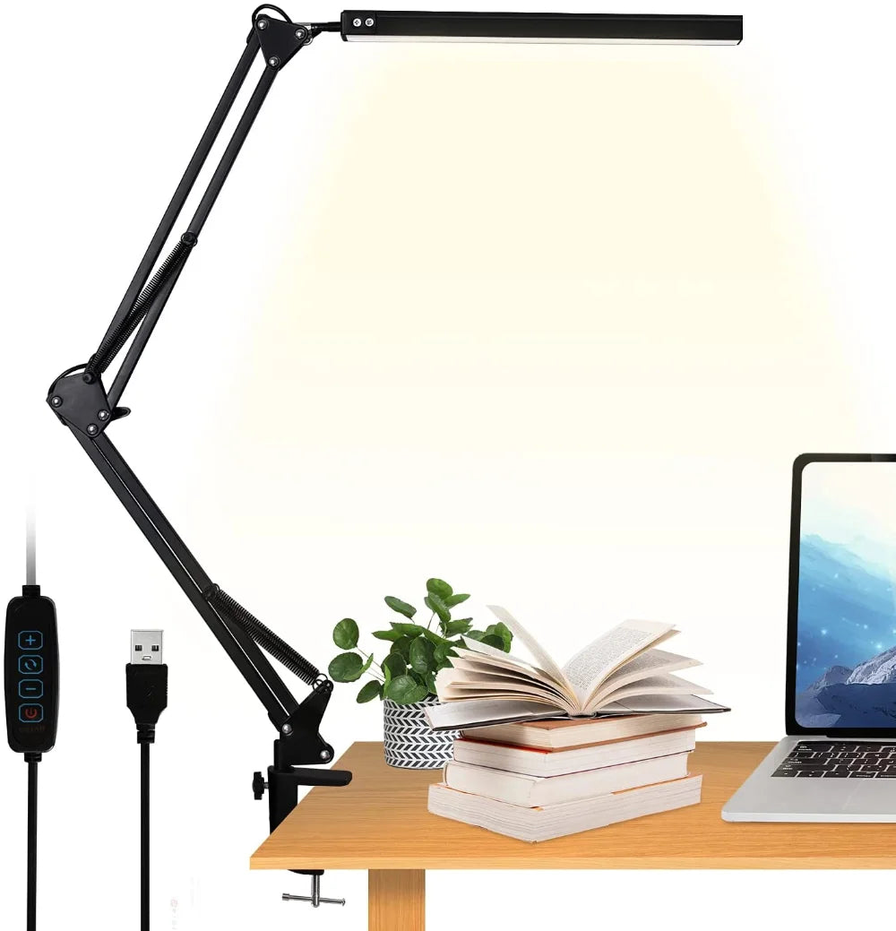 Kovancy Lumina Arch — Professional Swing Arm Desk Lamp (10W Eye-Caring LED) - Kovancy