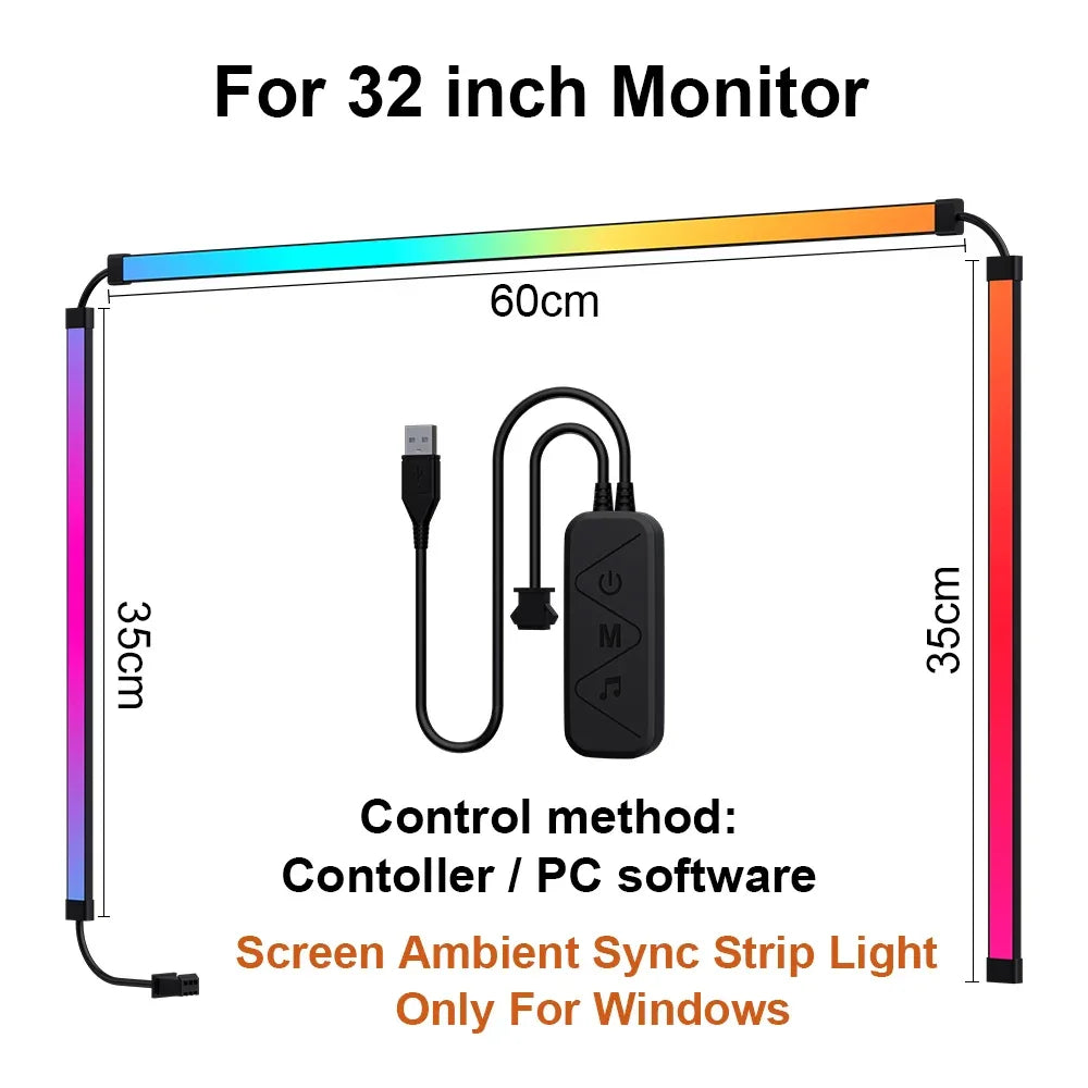 Kovancy Prism Sync — Smart Ambient Monitor Backlight | RGB Screen Sync - Kovancy