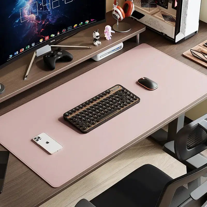 Kovancy Sovereign Leather Mat — Professional Desk Blotter & Stitched - Kovancy