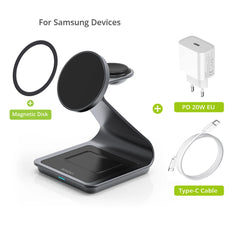 Kovancy Nexus 3-in-1 Magnetic Station — 25W Fast Charging Samsung Edition - Kovancy