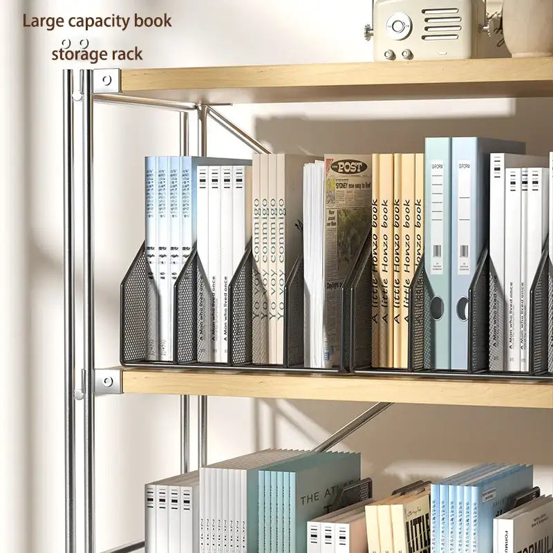 Kovancy Architect File Rack — Minimalist Steel Desktop Organizer - Kovancy