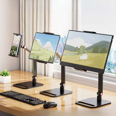 Kovancy Vertex Universal Monitor Mount — 17" Expandable Vertical Display Base - Kovancy