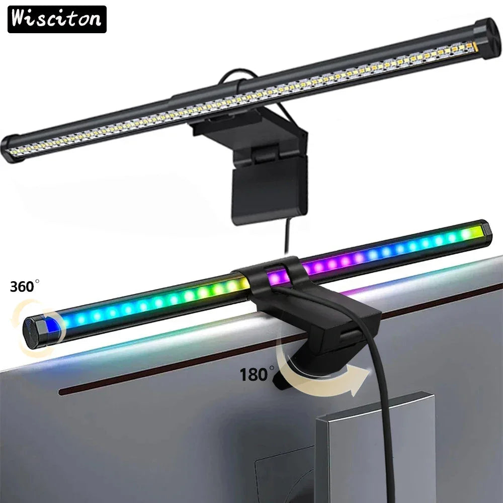 Kovancy Zenith Monitor Light Bar — Precision Eye-Care & RGB Ambience - Kovancy