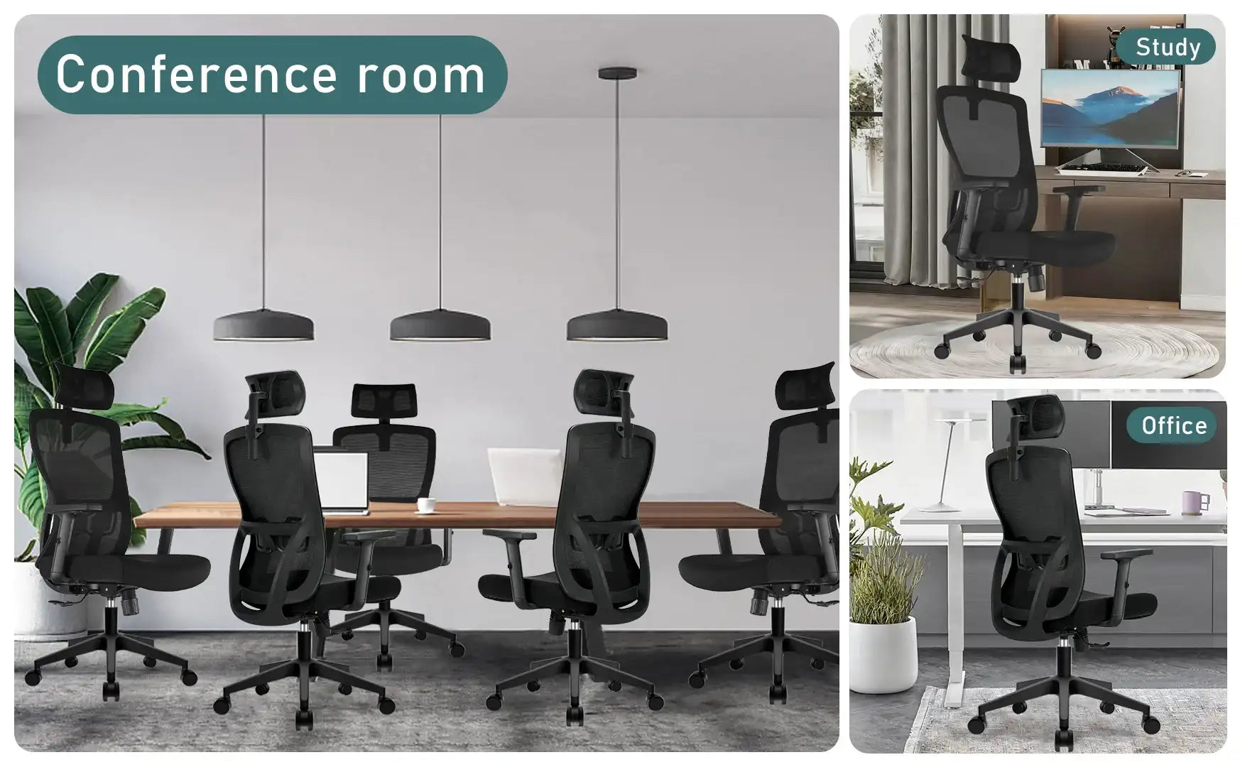 Kovancy Durrafy Architect — Full-Mesh Ergonomic Office Chair with 3D Headrest - Kovancy