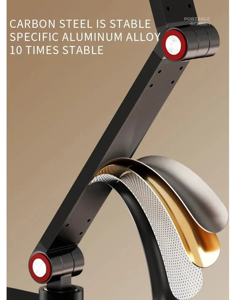 Kovancy Axis Low-Profile Desktop Mount — 360° Rotating Vesa-Free Tablet Station - Kovancy