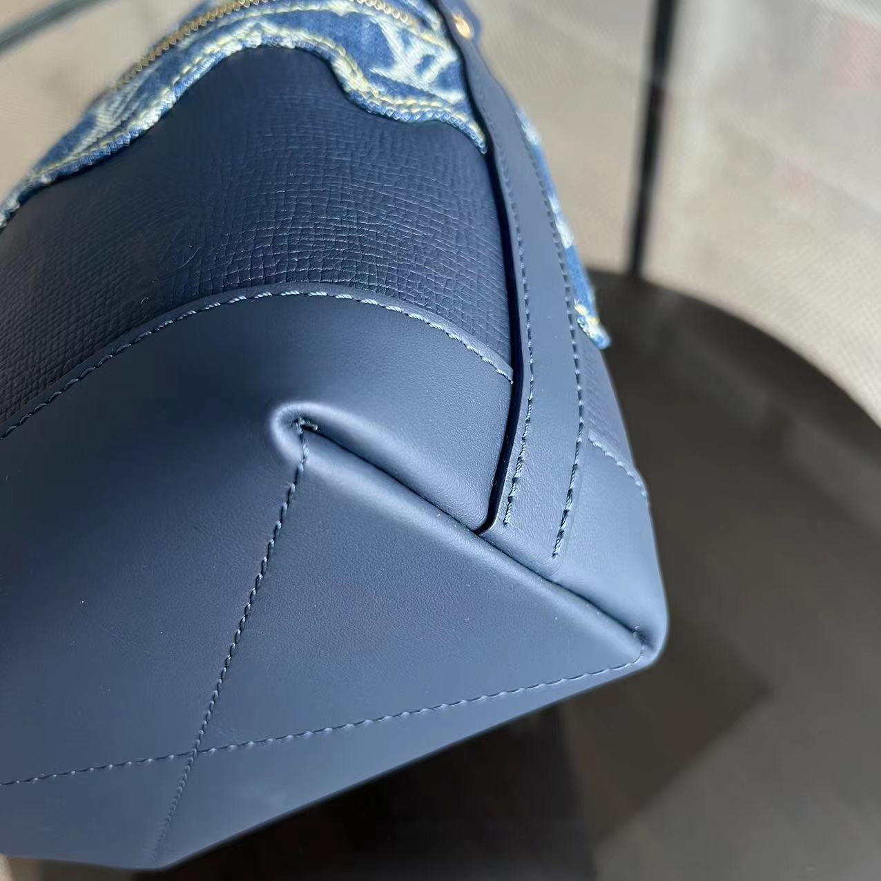 Sac à main Japanese Cruiser Denim Bleu - Kovancy
