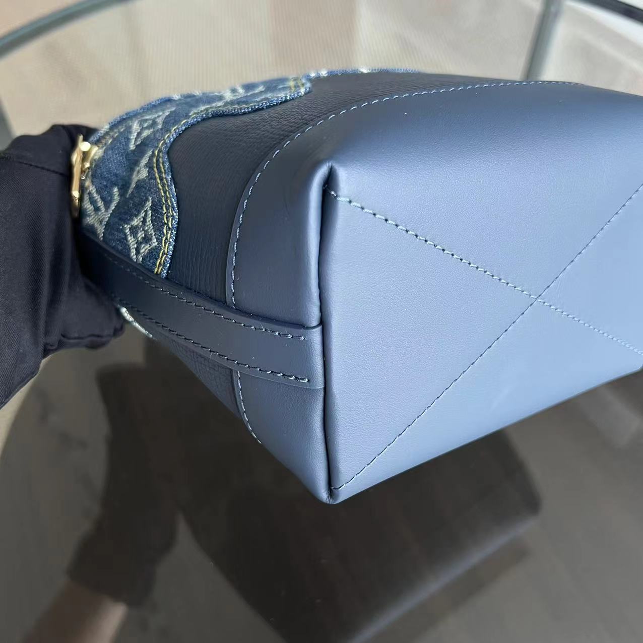 Sac à main Japanese Cruiser Denim Bleu - Kovancy