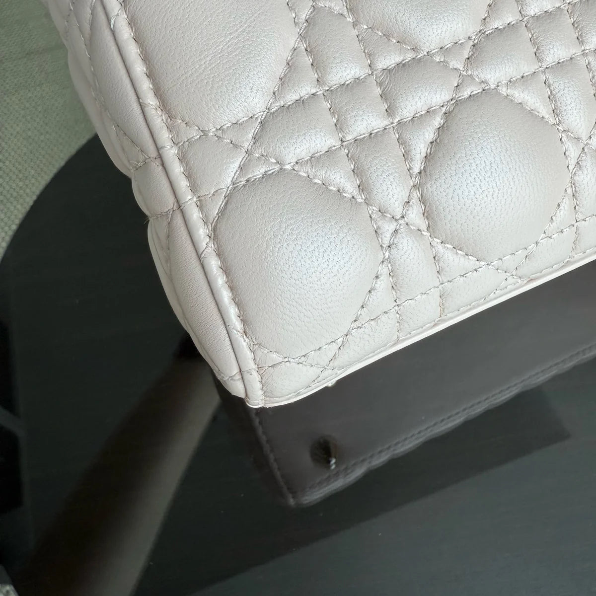 Lady Petit ABC - Cannage Lambskin MyABC Rose clair Quincaillerie dorée — Kovancy