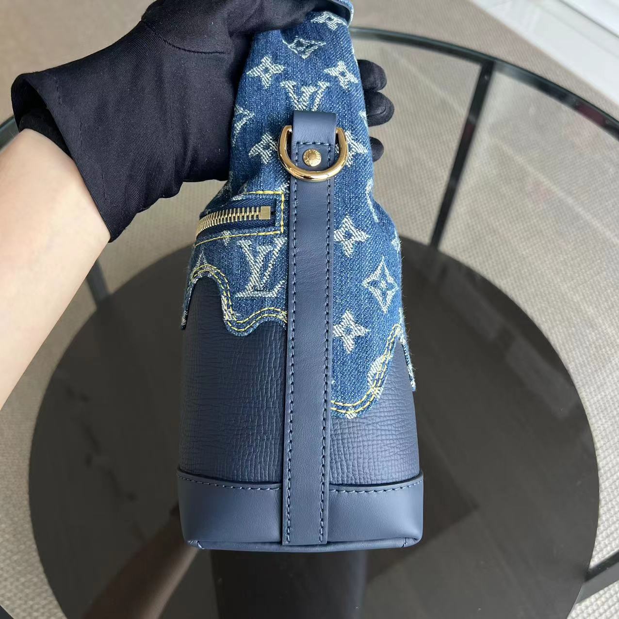 Sac à main Japanese Cruiser Denim Bleu - Kovancy