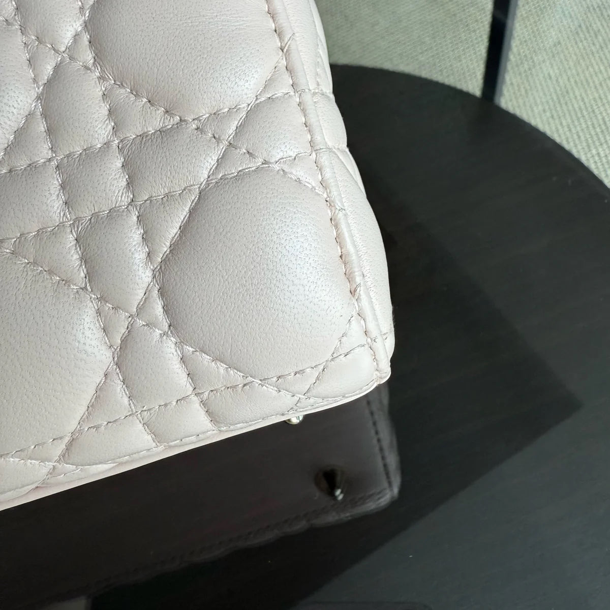 Lady Petit ABC - Cannage Lambskin MyABC Rose clair Quincaillerie dorée — Kovancy