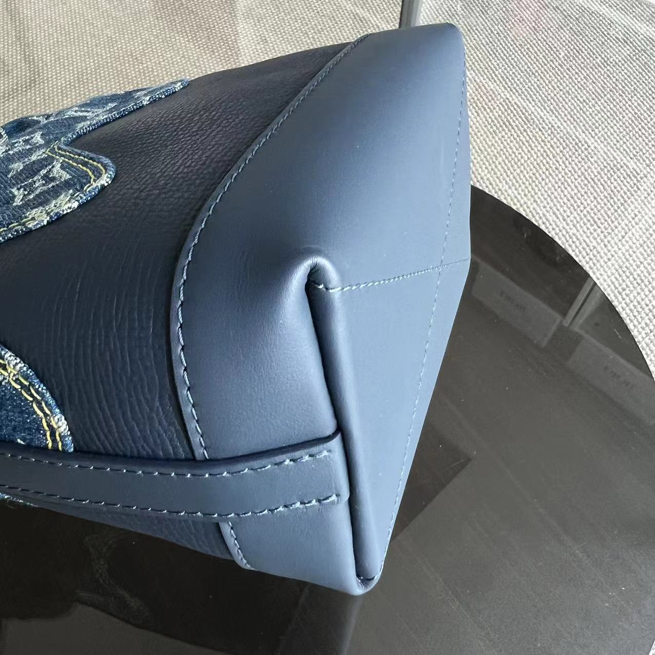 Sac à main Japanese Cruiser Denim Bleu - Kovancy