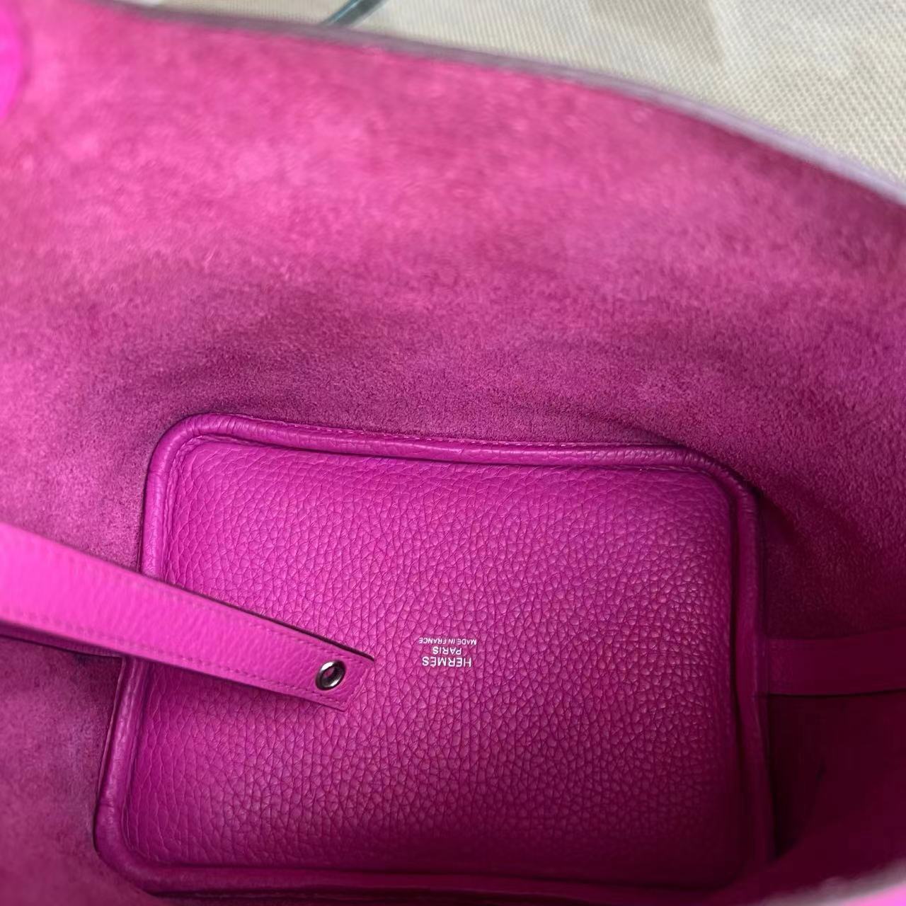 Picotin 18 Clémence C Stamp Rose vif Quincaillerie argentée — Kovancy