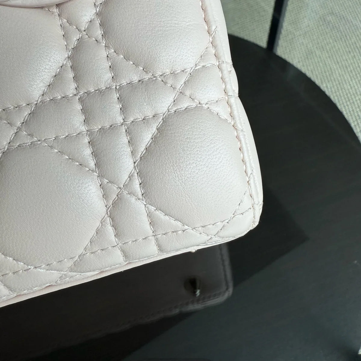 Lady Petit ABC - Cannage Lambskin MyABC Rose clair Quincaillerie dorée — Kovancy
