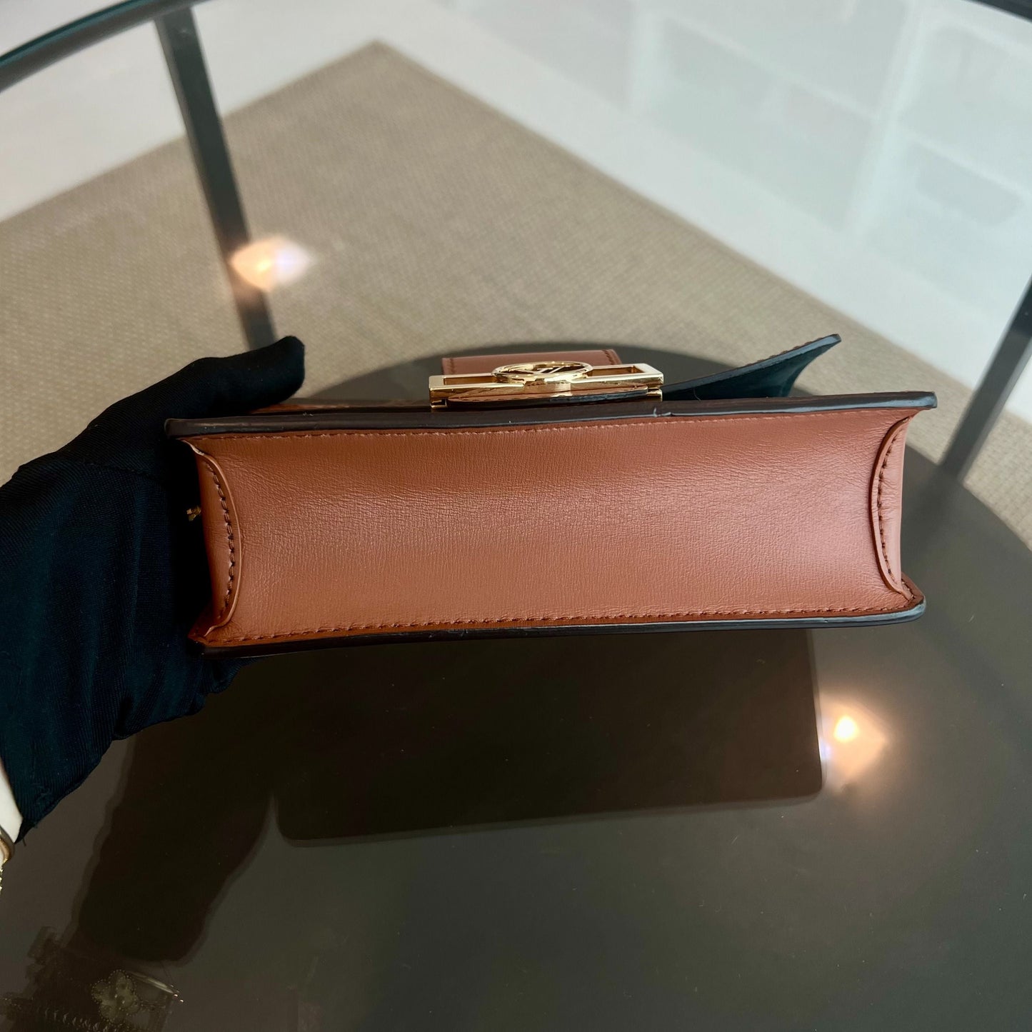 Portefeuille sur chaîne Dauphine WOC avec sac à bandoulière monogramme - Kovancy