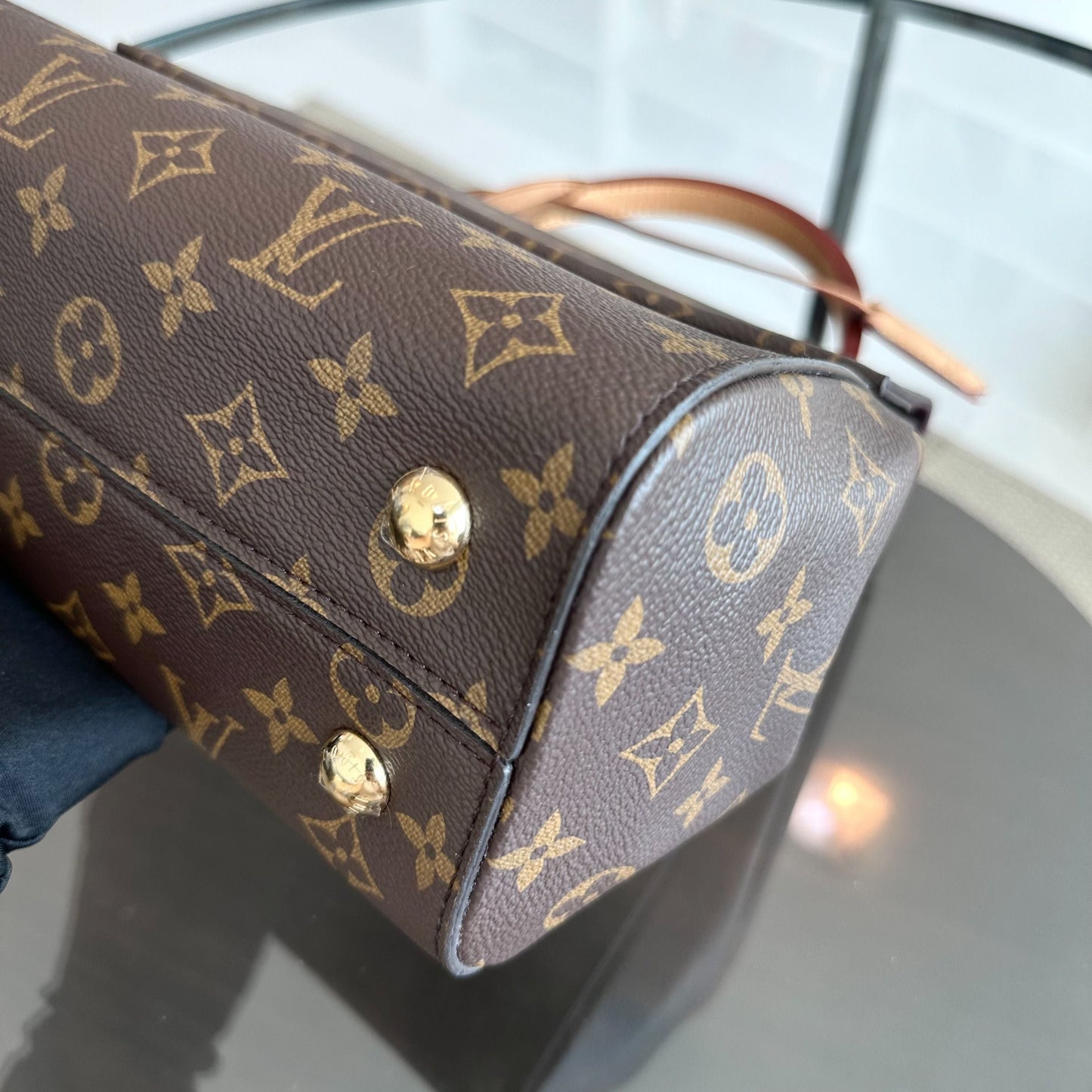 Cluny MM Monogram Blue Glacial - Kovancy