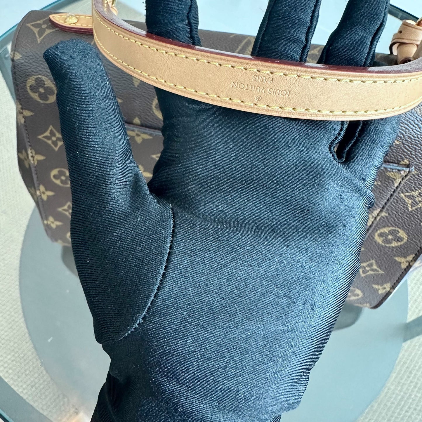Cluny MM Monogram Blue Glacial - Kovancy