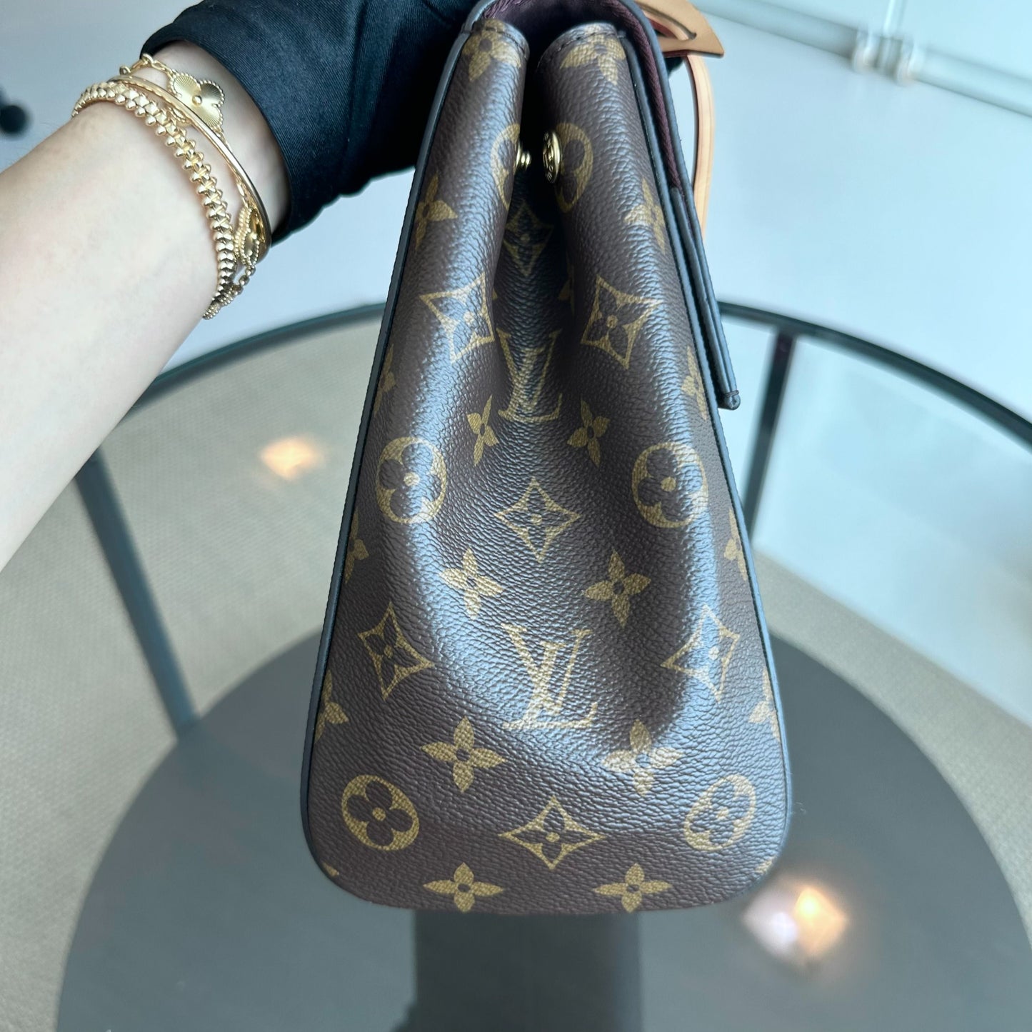 Cluny MM Monogram Blue Glacial - Kovancy